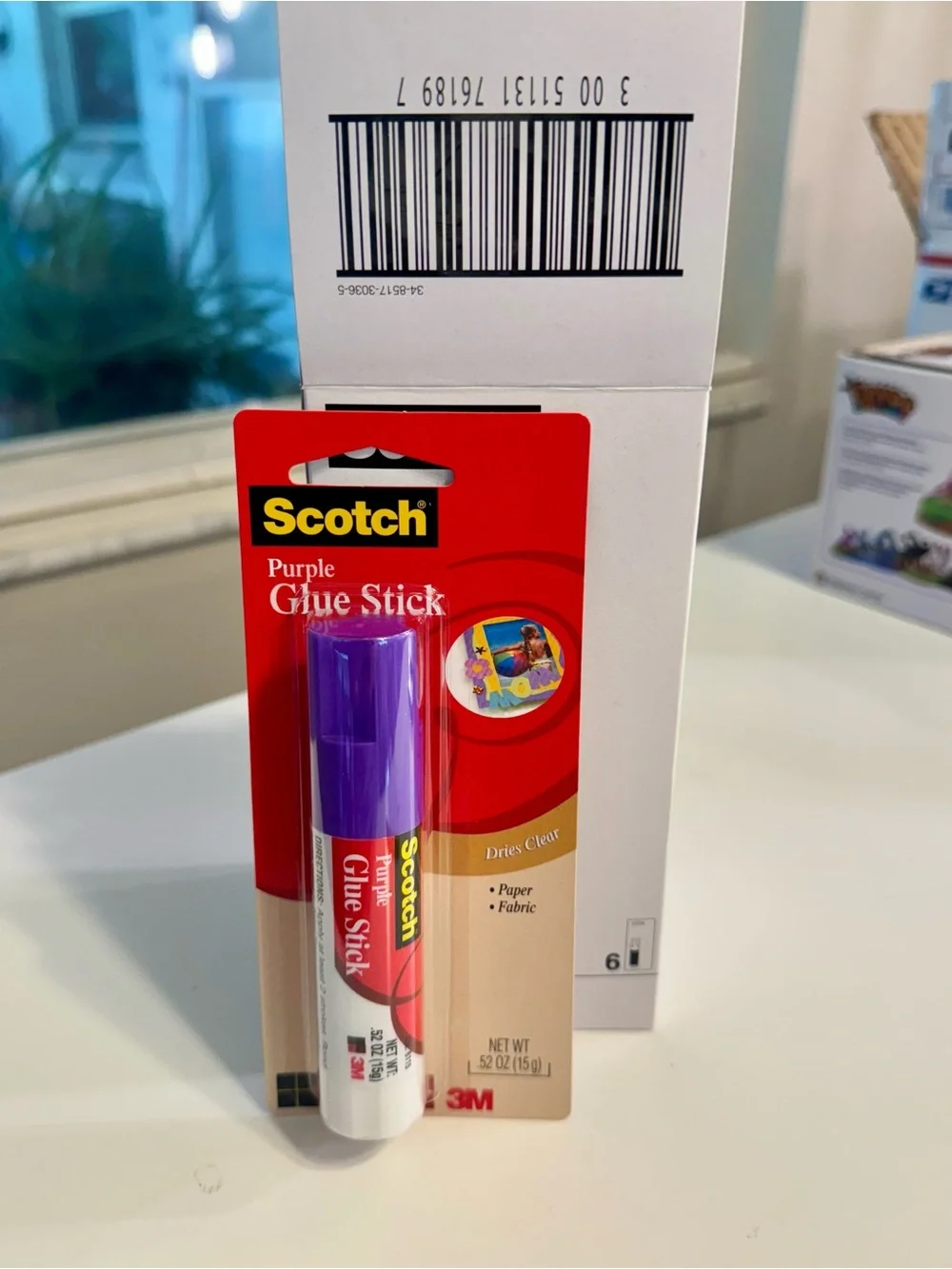 Scotch Purple Glue Stick - 0.52 oz